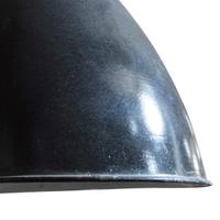 A Set of Ten Enameled Steel Industrial Light Fixtures 20" W x 20" D x 30" H — United States, Circa 1950