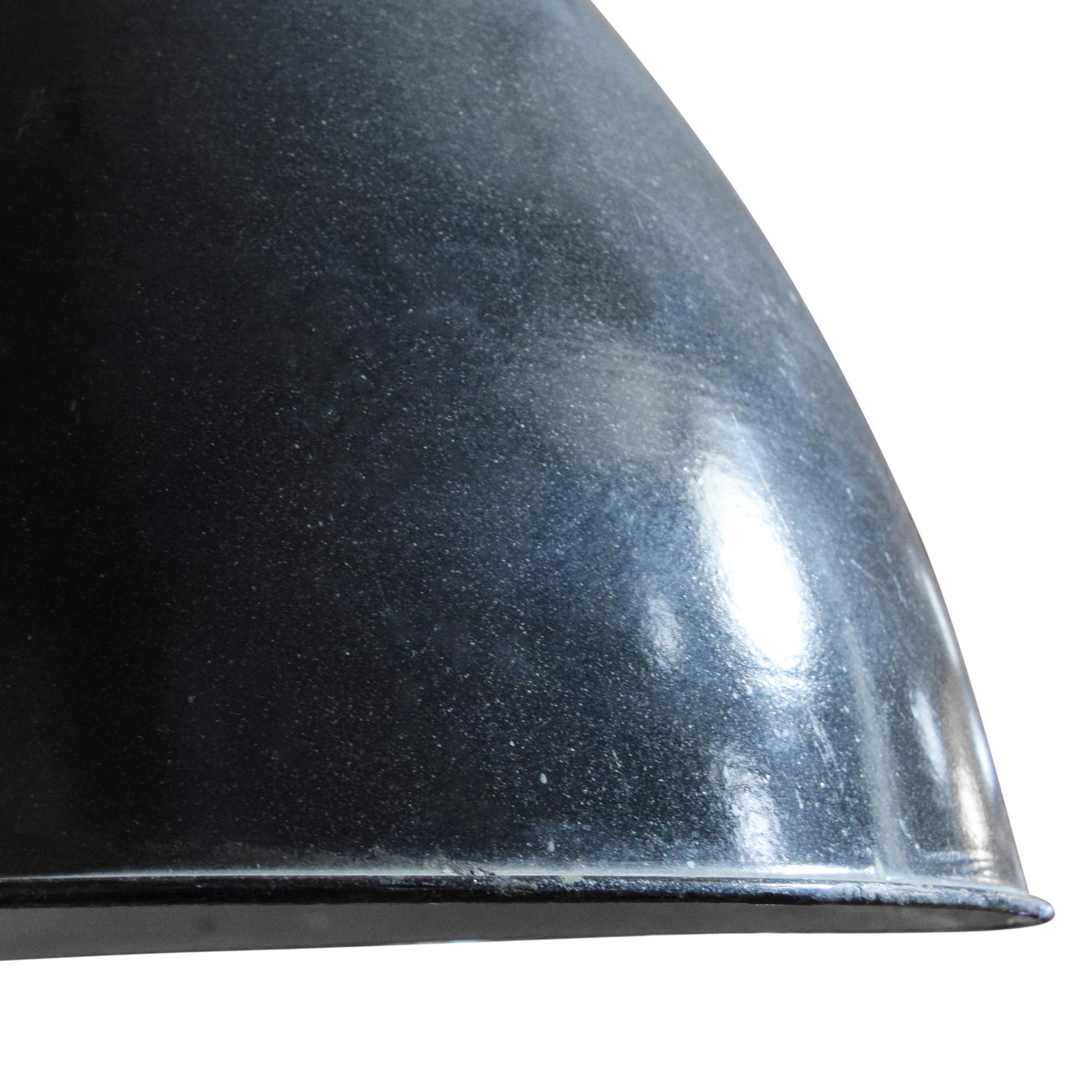 A Set of Ten Enameled Steel Industrial Light Fixtures 20" W x 20" D x 30" H — United States, Circa 1950