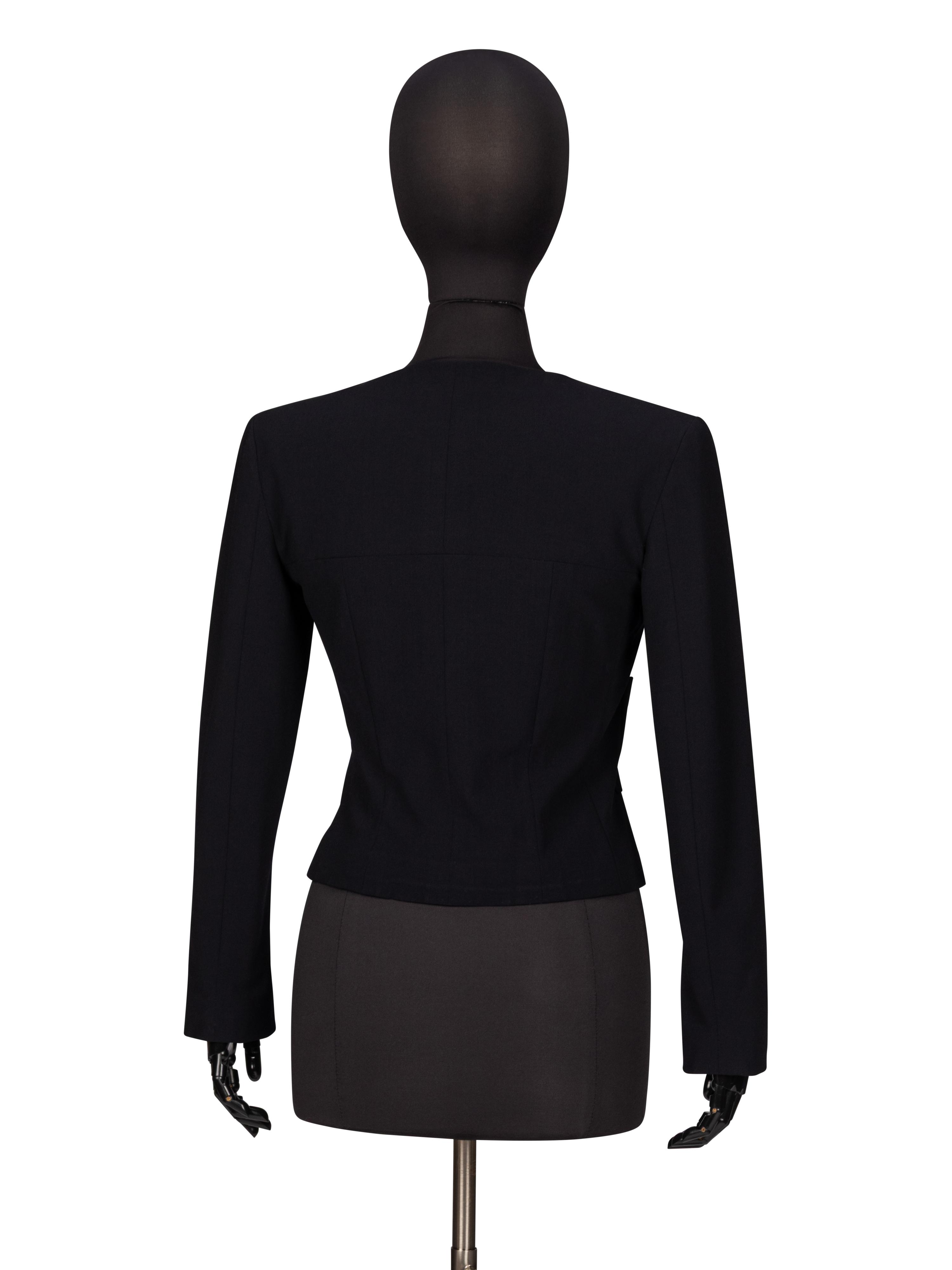 Chanel, Tailored Black Cardigan Jacket