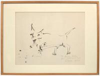 Willem de Kooning (American/Dutch, 1904-1997) - Untitled (Dog)