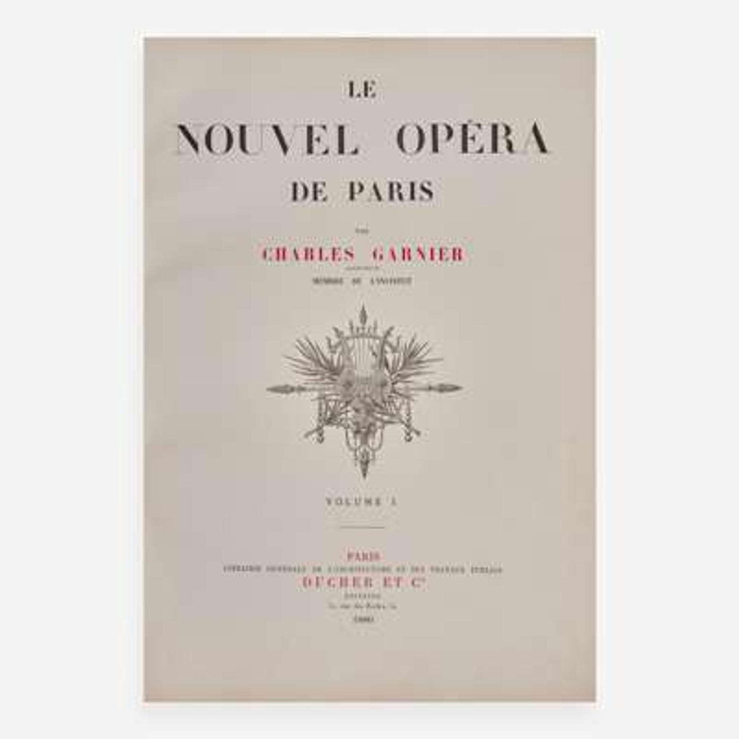 [Color-Plate Books] Garnier, Charles Le Nouvel Opera de Paris