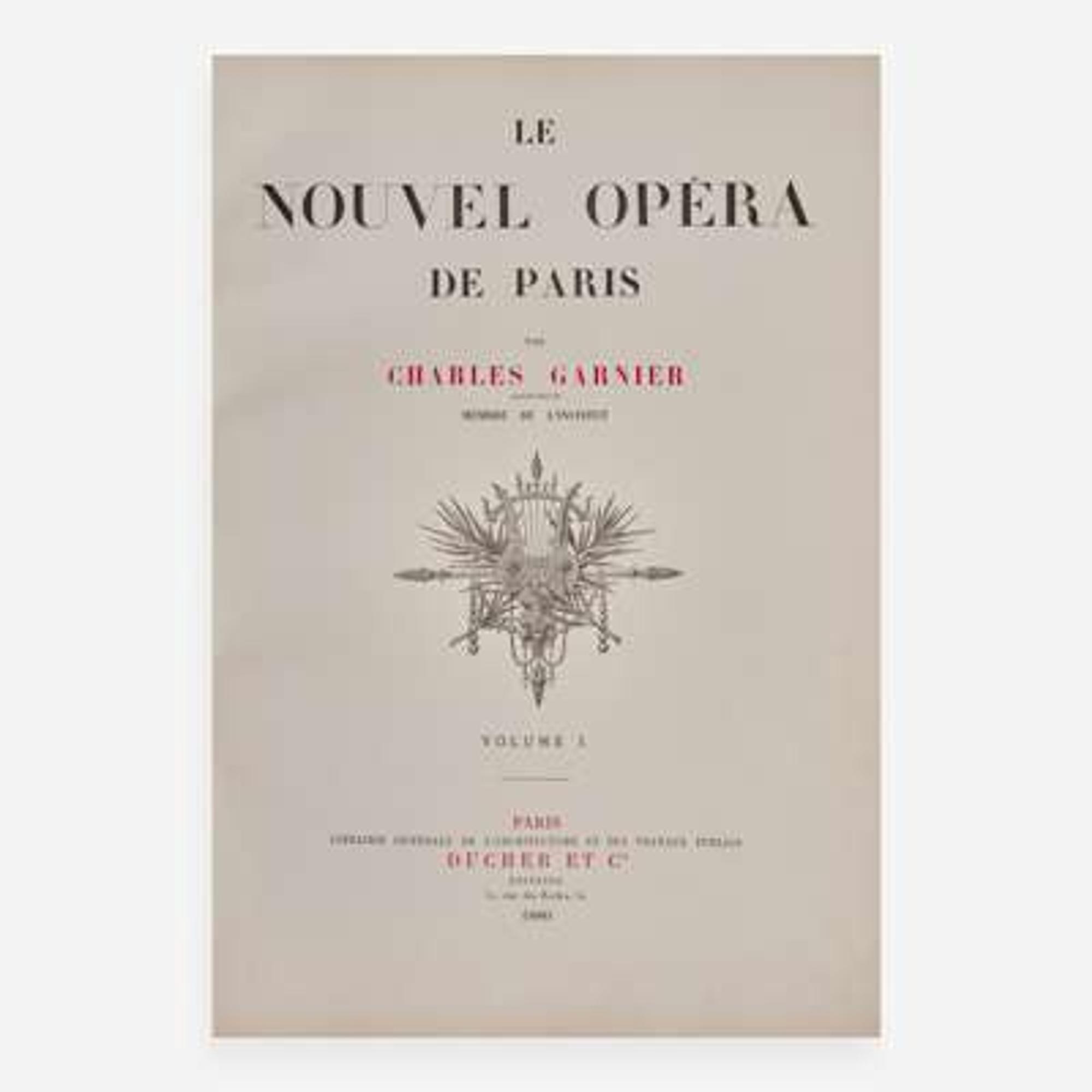 [Color-Plate Books] Garnier, Charles Le Nouvel Opera de Paris