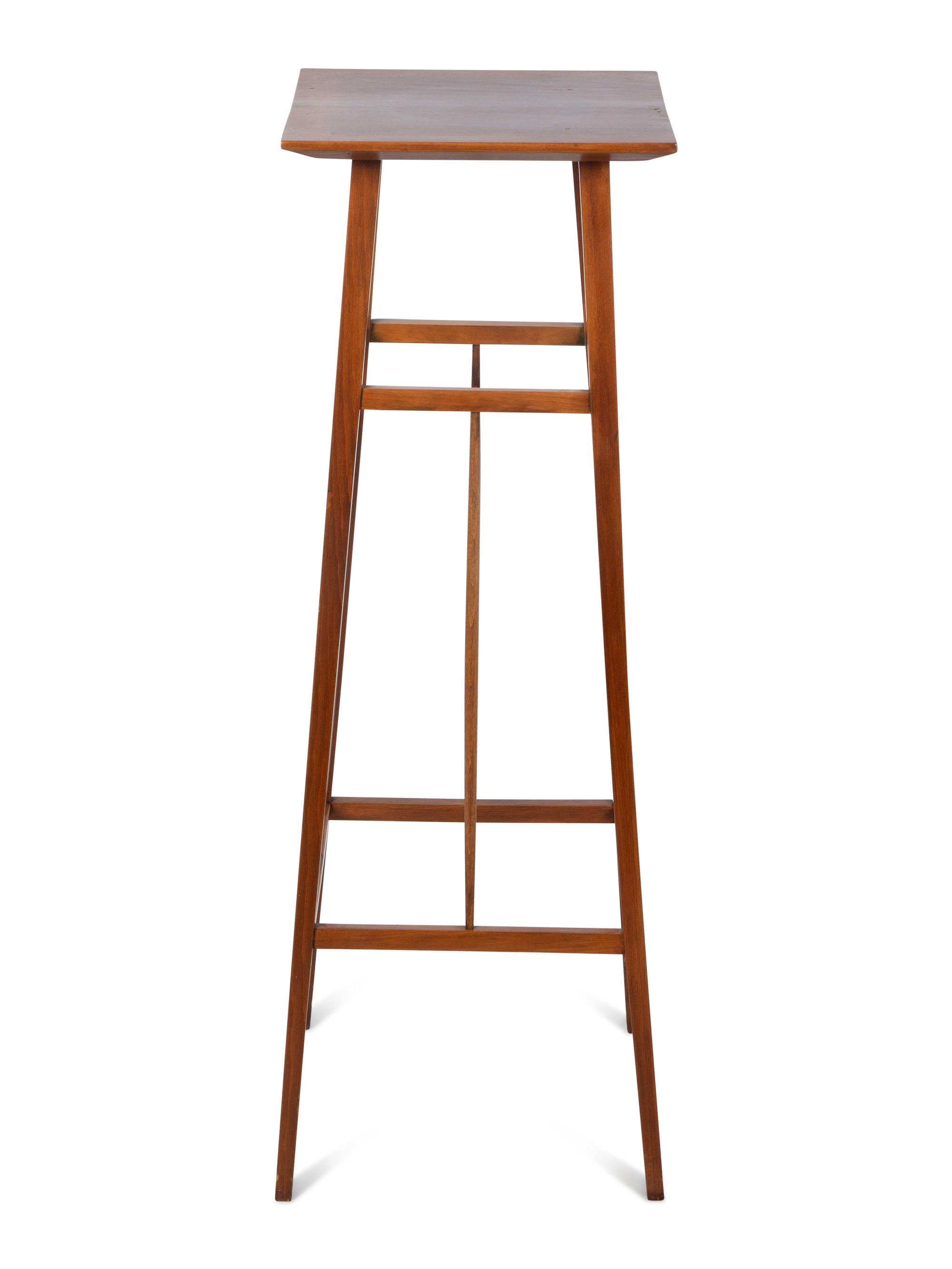 An Arts & Crafts Mahogany Pedestal — 20TH CENTURY