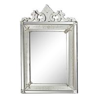 A Venetian Etched Glass Mirror