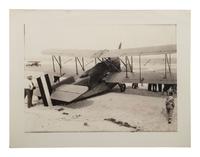 [AVIATION]. A group of 34 RPPCs & photographs of early airplanes and dirigibles.