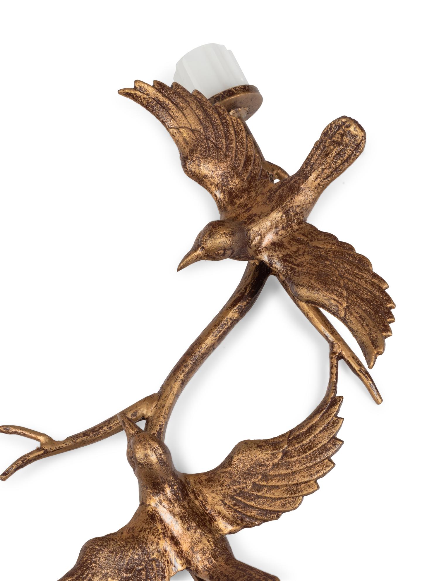 A Pair of Gilt Metal Ornaments