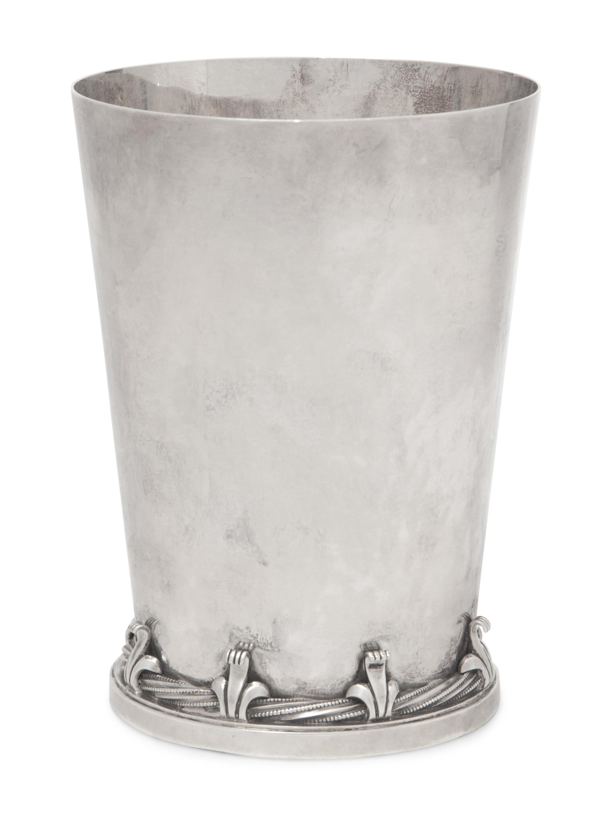 A Swedish Silver Vase