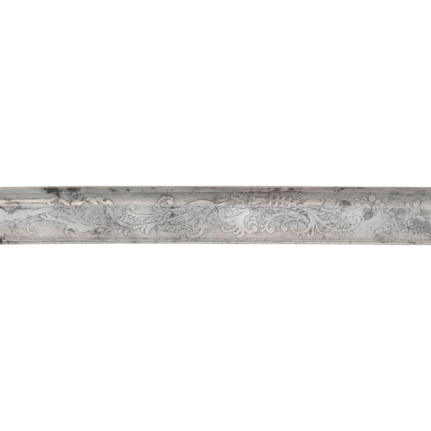Import US Model 1850 Foot Officer's Sword in Ames Steel Scabbard
