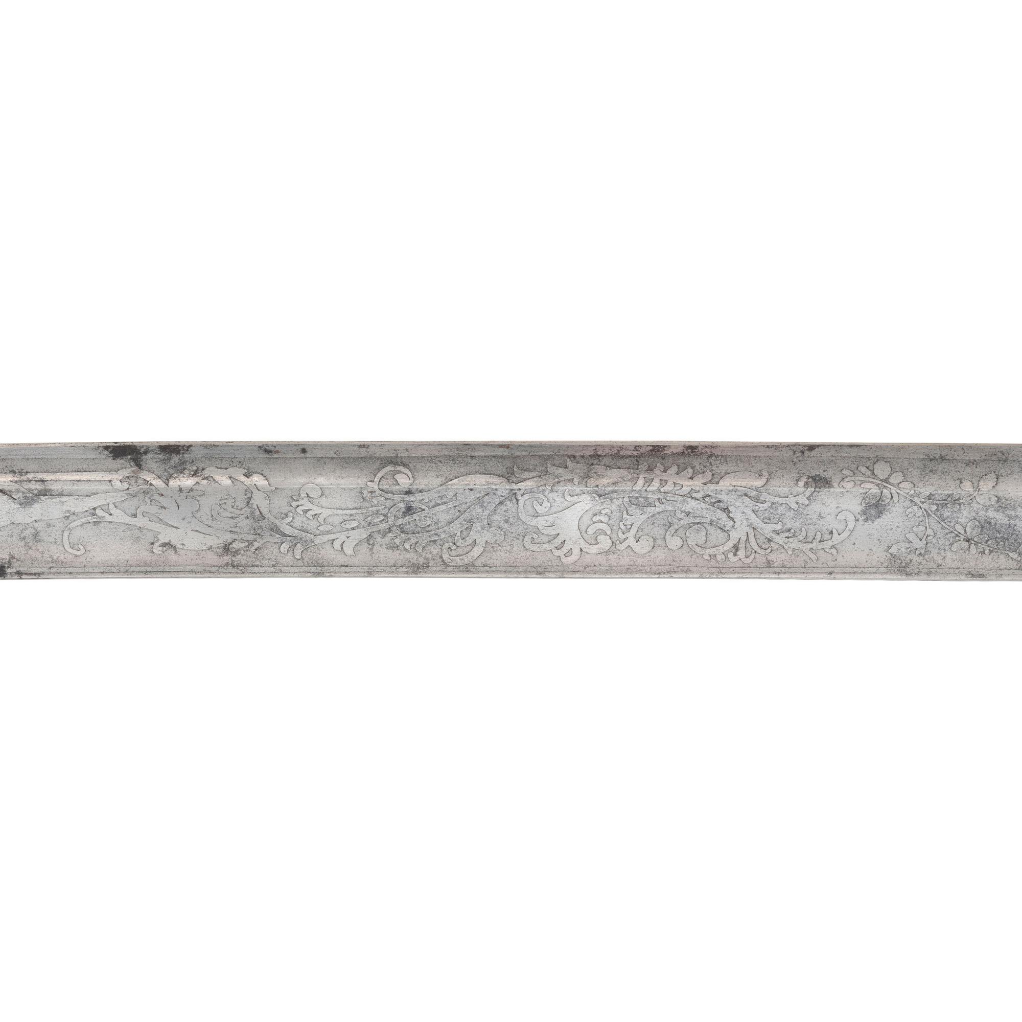 Import US Model 1850 Foot Officer's Sword in Ames Steel Scabbard