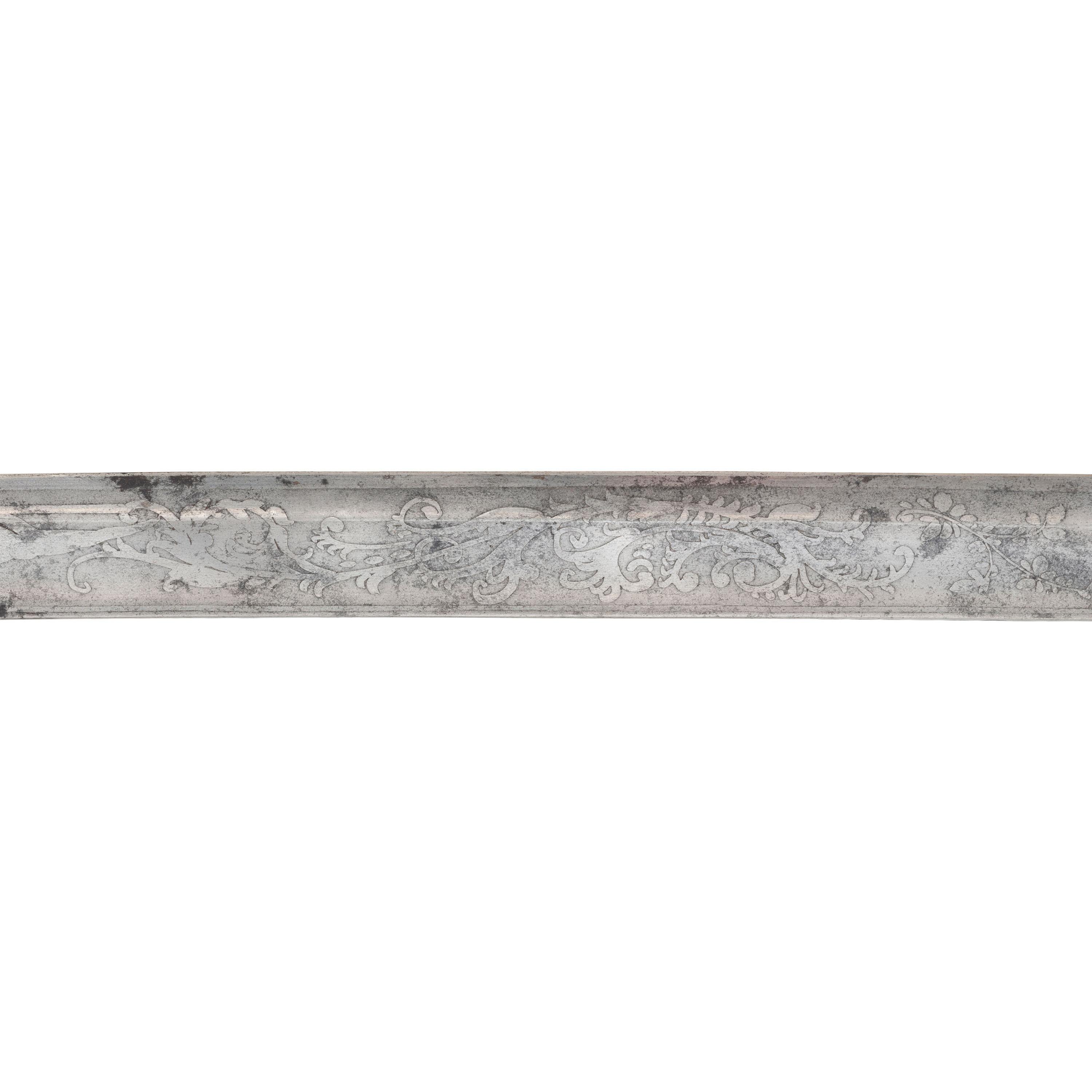 Import US Model 1850 Foot Officer's Sword in Ames Steel Scabbard
