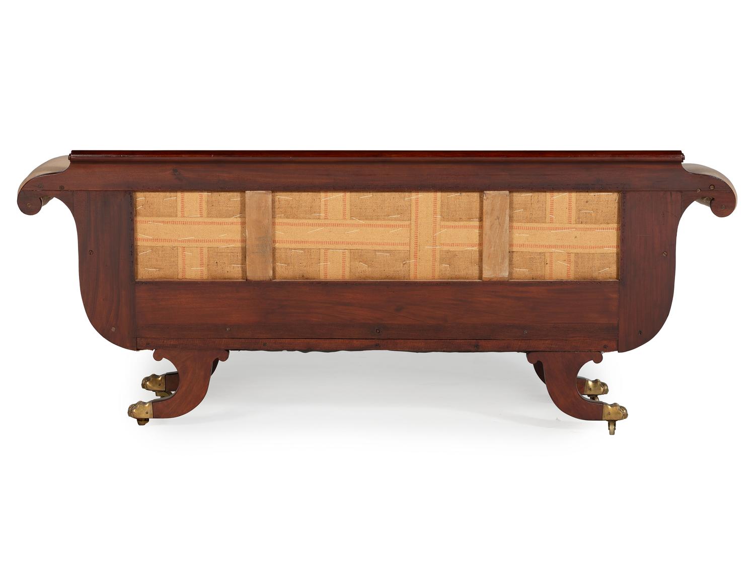 A Pair of Classical Style Mahogany Sofas in the Manner of William Camp (1773-1822)