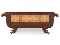 A Pair of Classical Style Mahogany Sofas in the Manner of William Camp (1773-1822)