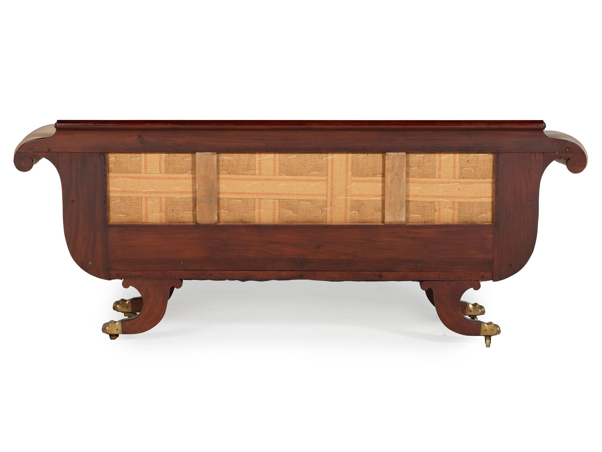 A Pair of Classical Style Mahogany Sofas in the Manner of William Camp (1773-1822)