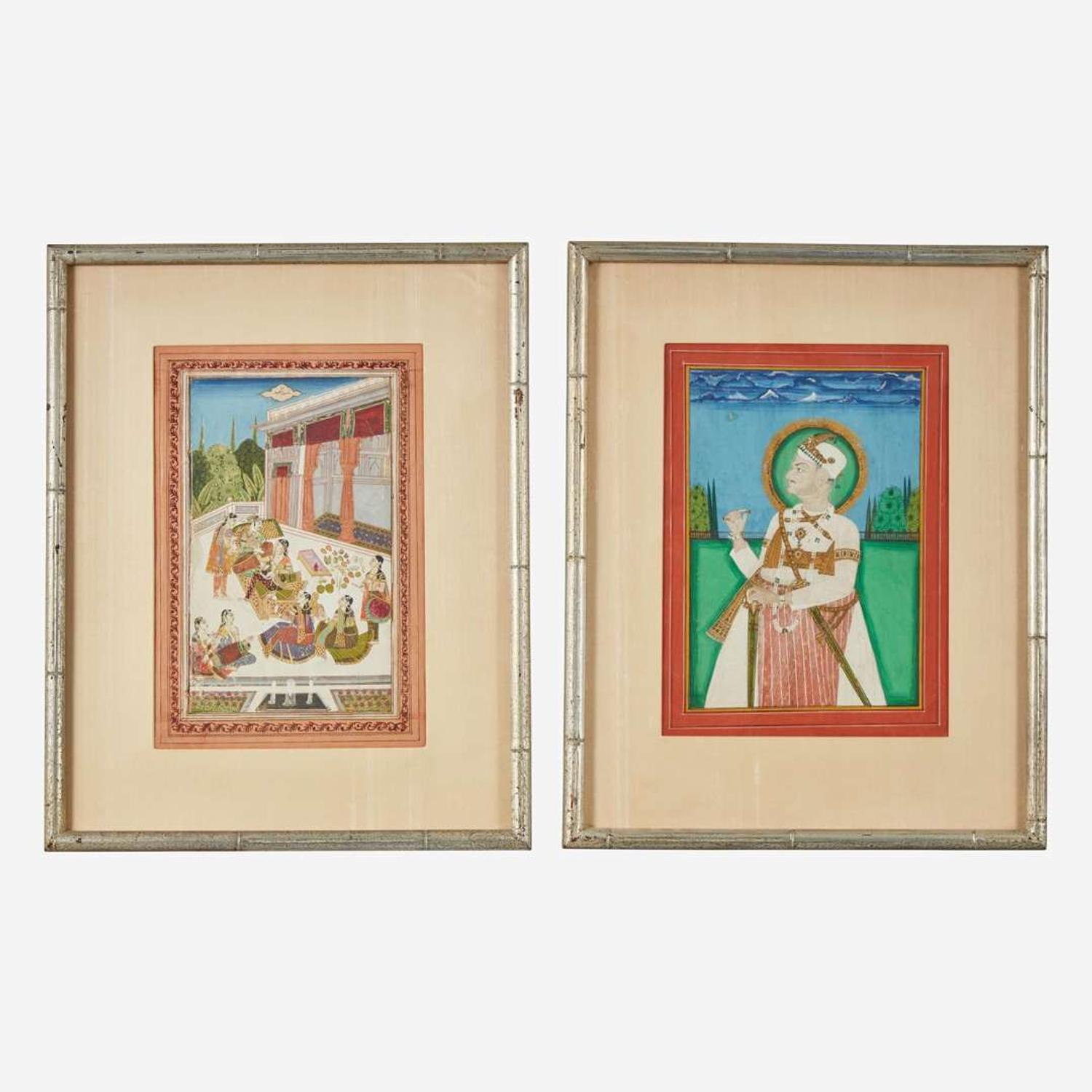 Two Indian school paintings Probably 19th century