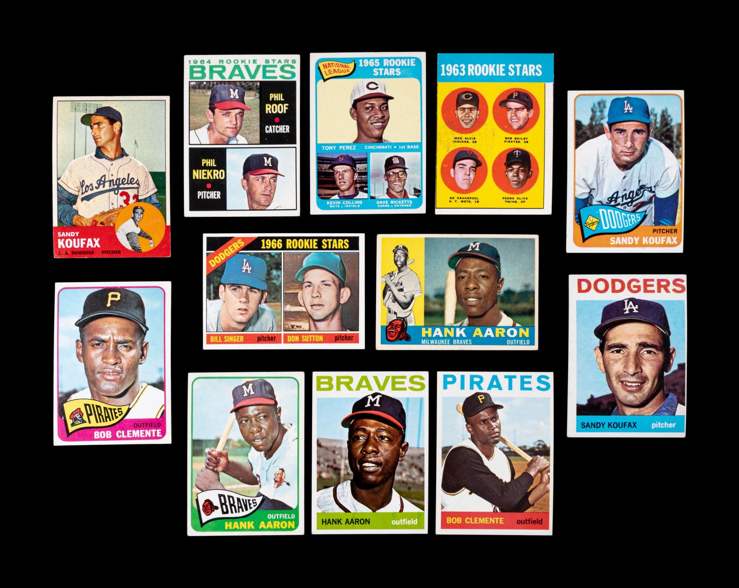 A Group of 1960s Topps Hall of Fame and Rookie Baseball Cards