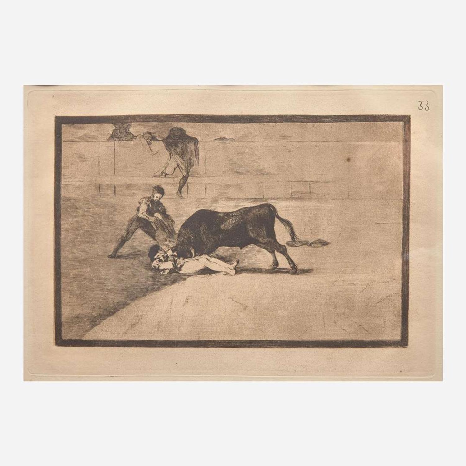 Francisco Goya (Spanish, 1746–1828) Que se la Llevaron (Plate 8 from 'Los Caprichos'); together with 5 other works