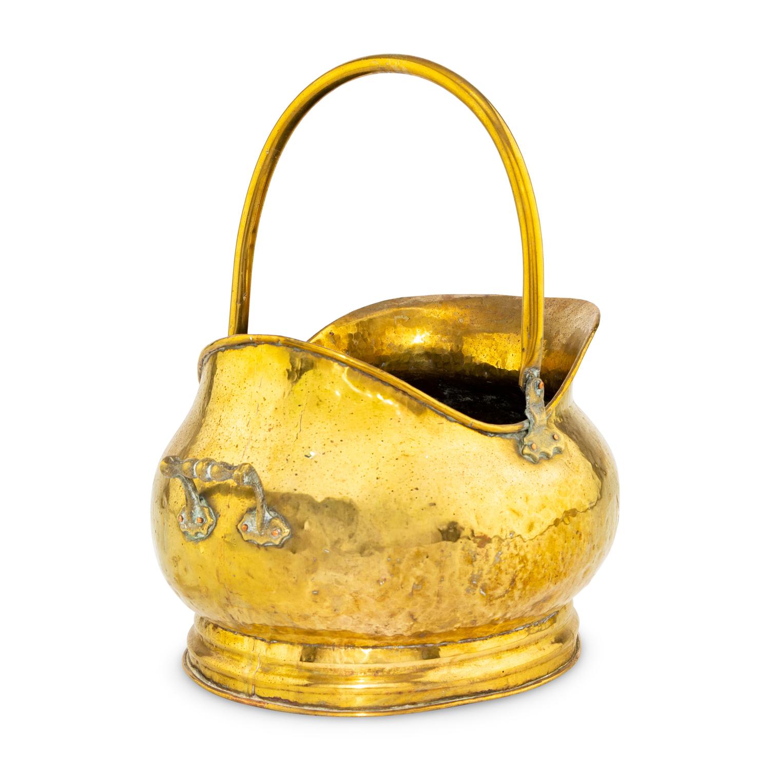 An English Brass Coal Hod