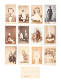 [EARLY PHOTOGRAPHY]. Approx. 109 CDVs, incl. occupational and family portraits.
