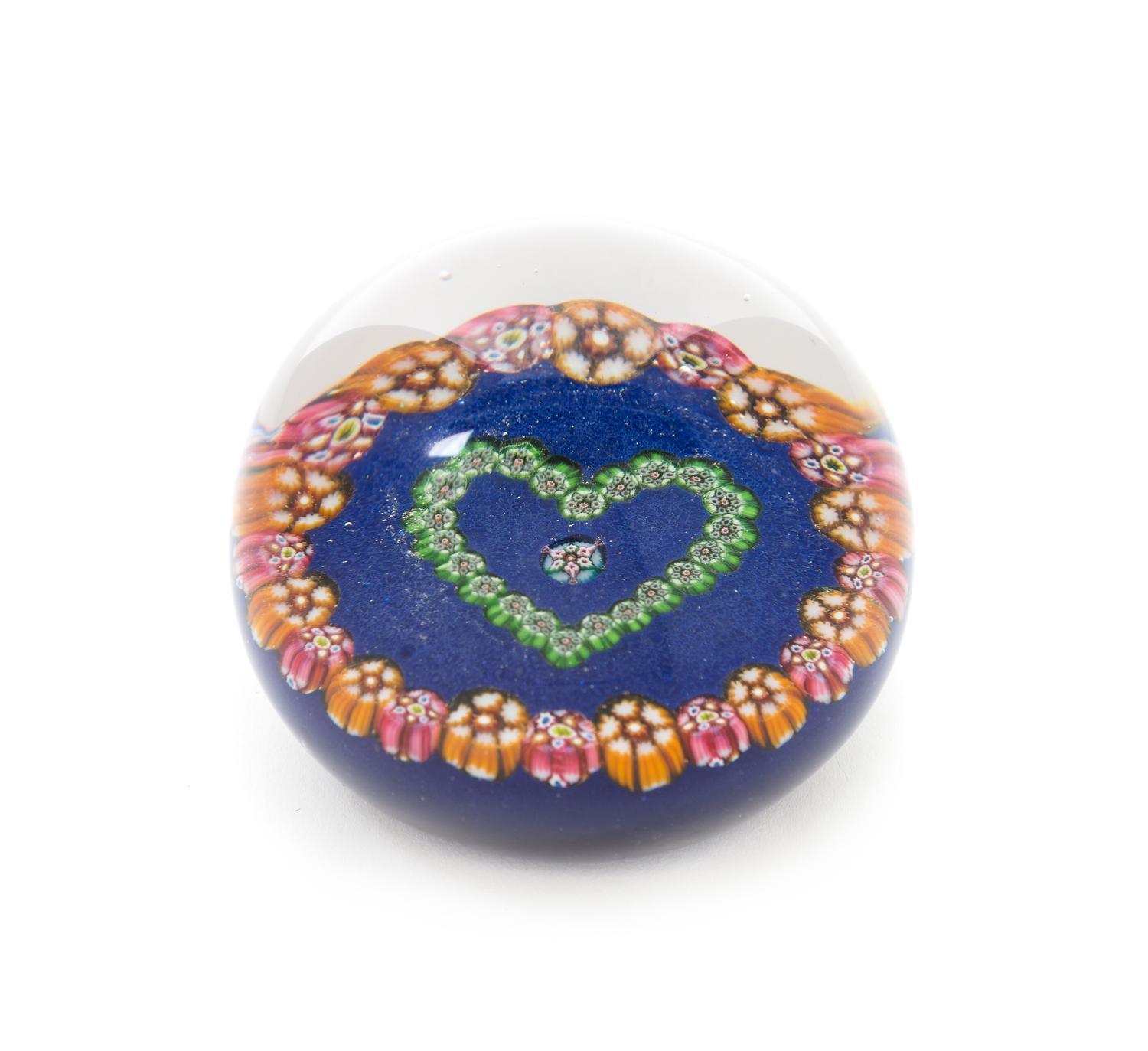 Attributed to Paul Ysart, (Spanish, 1904-1991), a millefiori paperweight