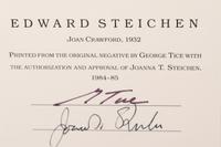 A group of five photographs (from In The Studio printed by George Tice with labels signed by George Tice and Joanna Steichen)