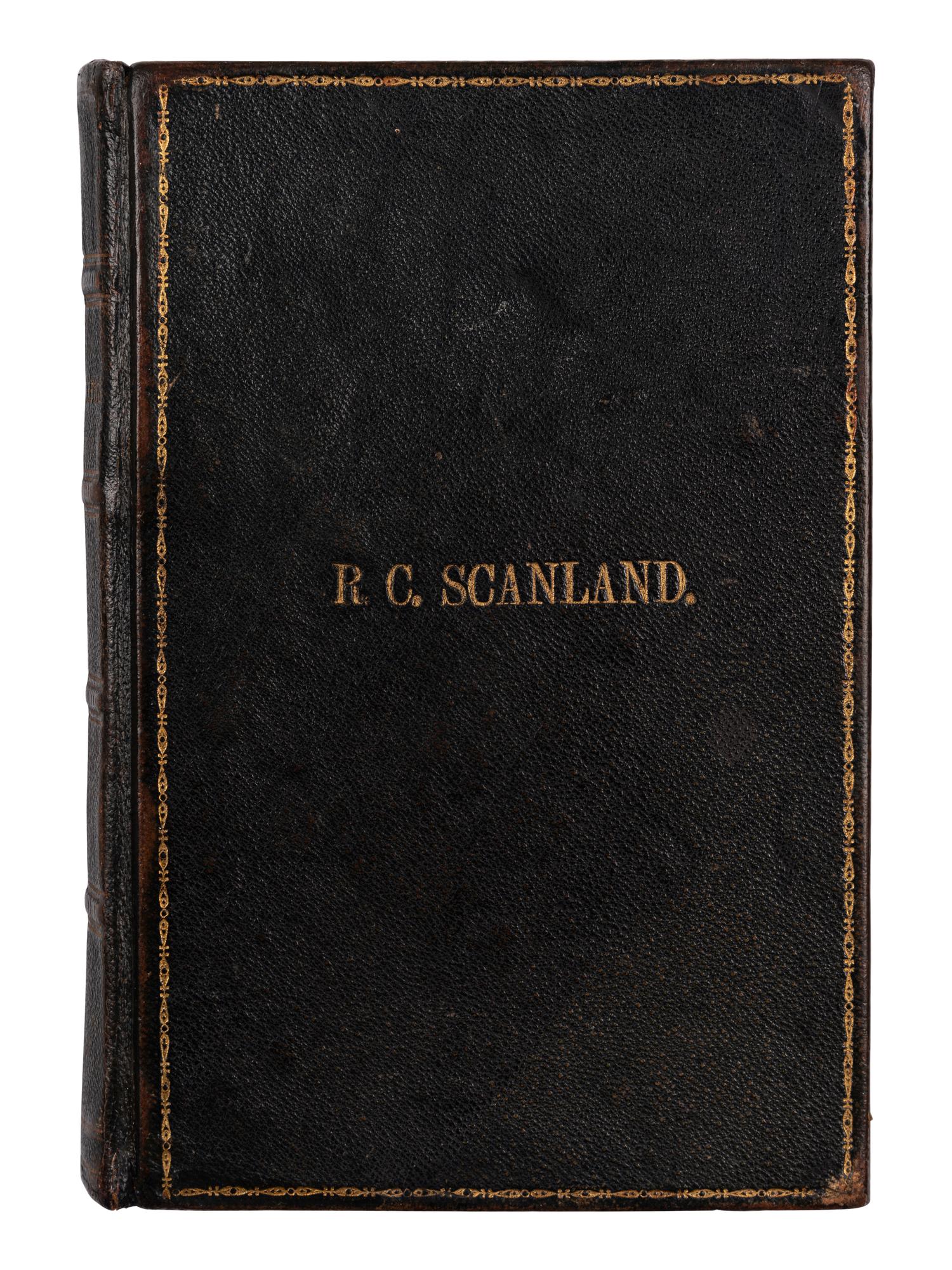 [LINCOLN, Abraham (1809-1865), and others--AUTOGRAPH ALBUM]. An autograph album, c.1860’s, assembling more than 140 signatures and inscriptions by various statesmen, military officers and other prominent figures of the Civil War Era, including three present, past or future Presidents.