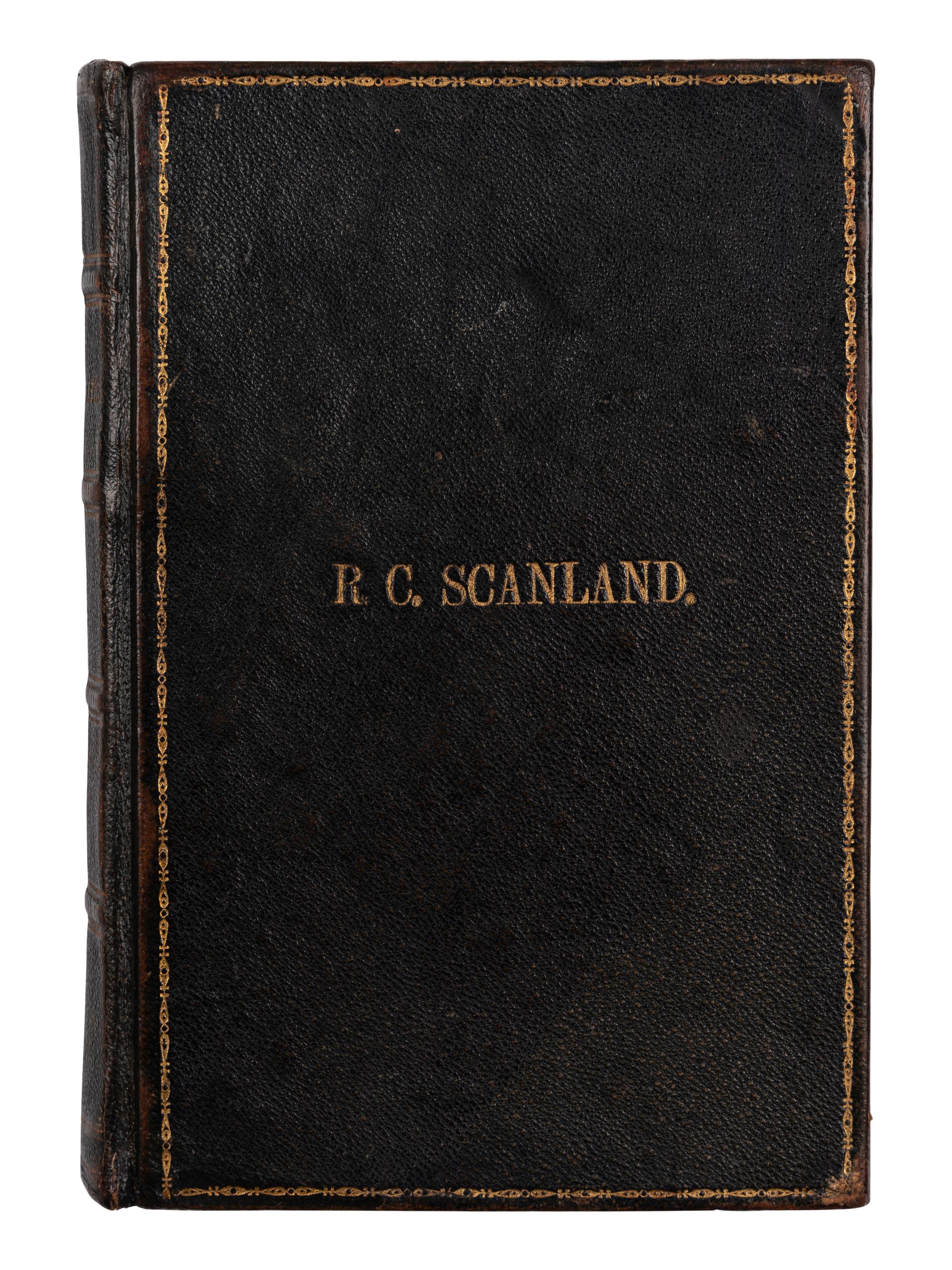 [LINCOLN, Abraham (1809-1865), and others--AUTOGRAPH ALBUM]. An autograph album, c.1860’s, assembling more than 140 signatures and inscriptions by various statesmen, military officers and other prominent figures of the Civil War Era, including three present, past or future Presidents.