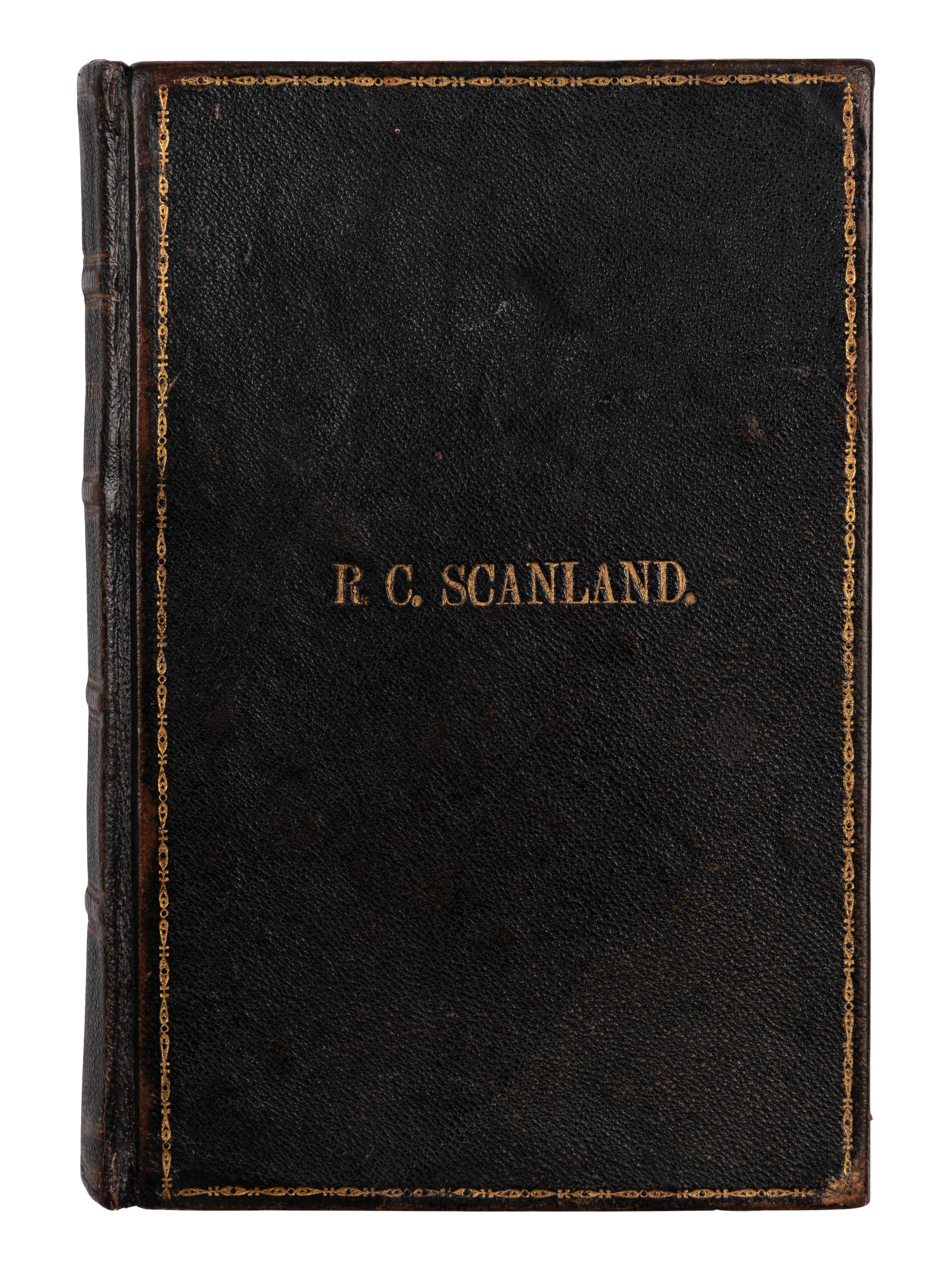 [LINCOLN, Abraham (1809-1865), and others--AUTOGRAPH ALBUM]. An autograph album, c.1860’s, assembling more than 140 signatures and inscriptions by various statesmen, military officers and other prominent figures of the Civil War Era, including three present, past or future Presidents.