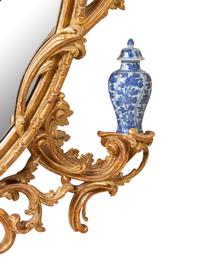 A Pair of George II Giltwood Mirrors