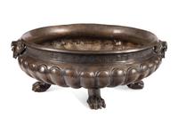 A Neoclassical Style Bronze Jardinière