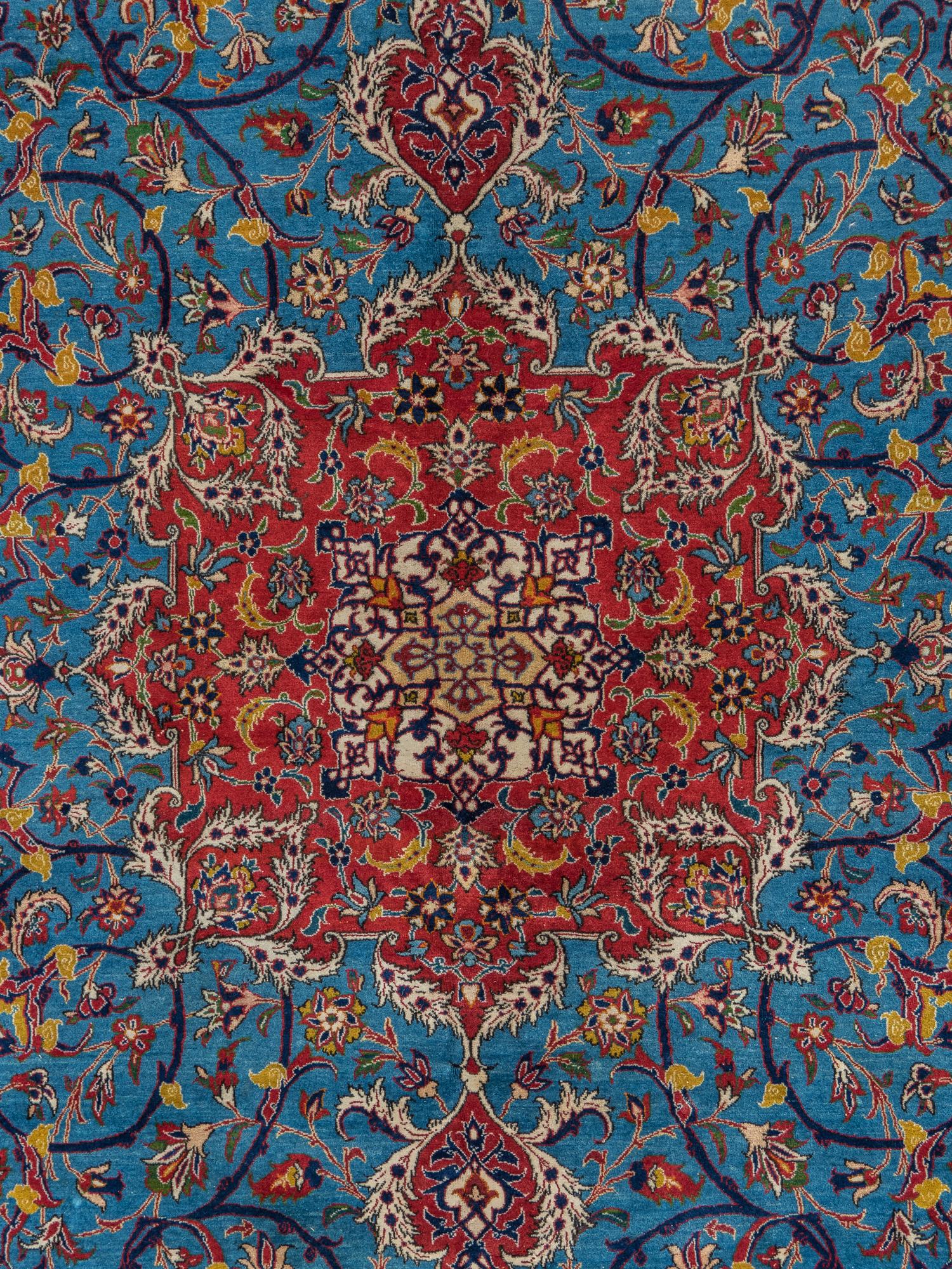 An Isfahan Wool Rug