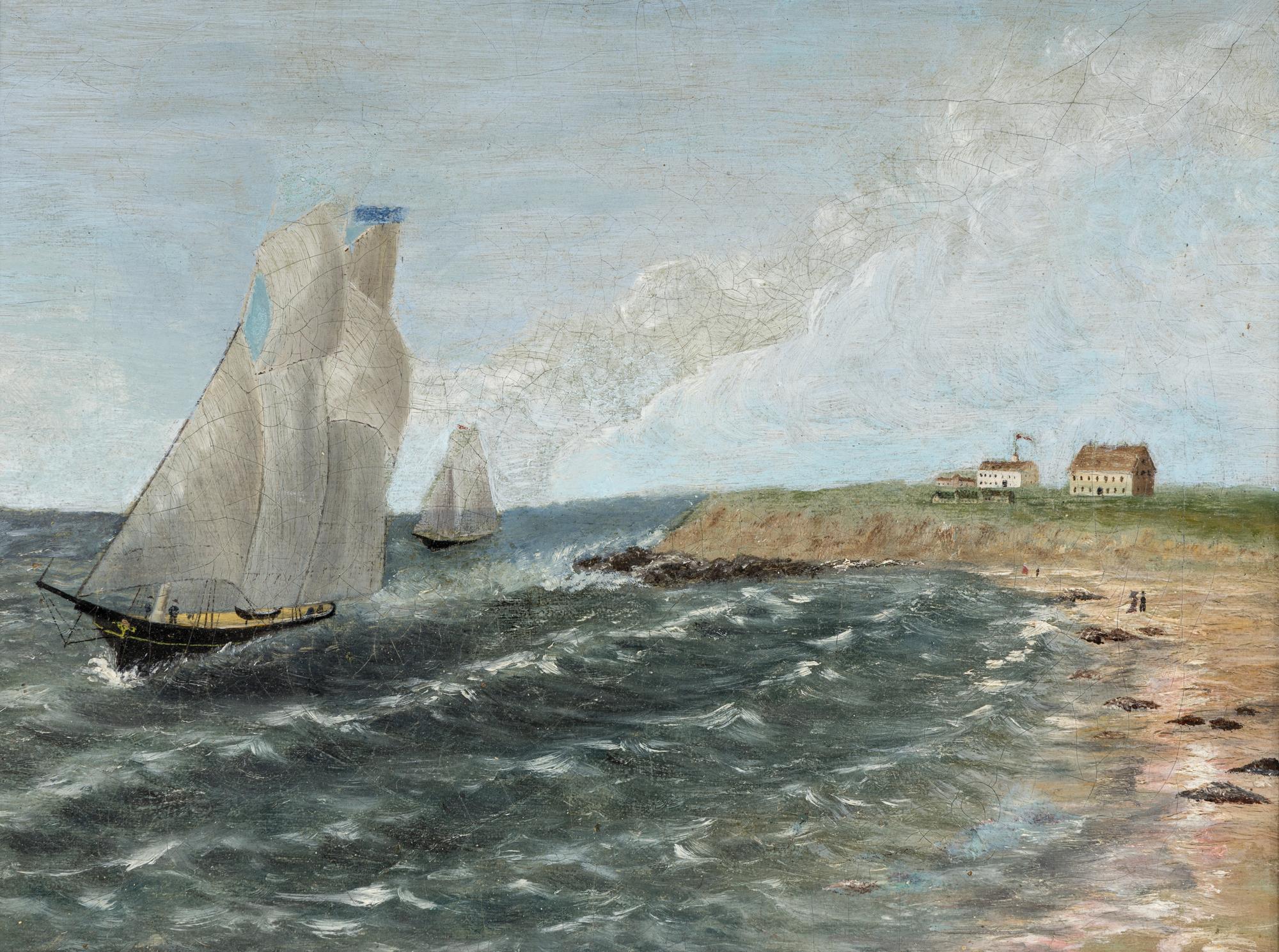 Two Sloops Along the Coast