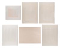 Six New York Artists Portfolio (complete set of six) Including works by Alex Katz, Jack Beal, John Clem Clark, Malcom Morley, Bob Stanley, and Philip Pearlstein.
