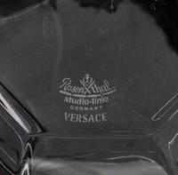 A Group of Versace Medusa Lumiere Glass Articles