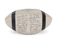 A 1956 Chicago Bears Team Signed Autograph Wilson Football With 40 Signatures, Including Four Hall of Famers (BAS Beckett Authentication Services Certified),