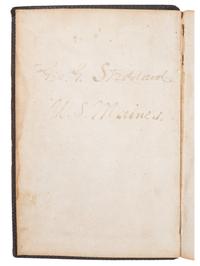 [CIVIL WAR]. WILLARD, Maj. G.L. Manual of Target Practice for the United States Army . Philadelphia, PA: J.B. Lippencott & Co., 1862. Identified to George G. Stoddard, US Marine Corps.