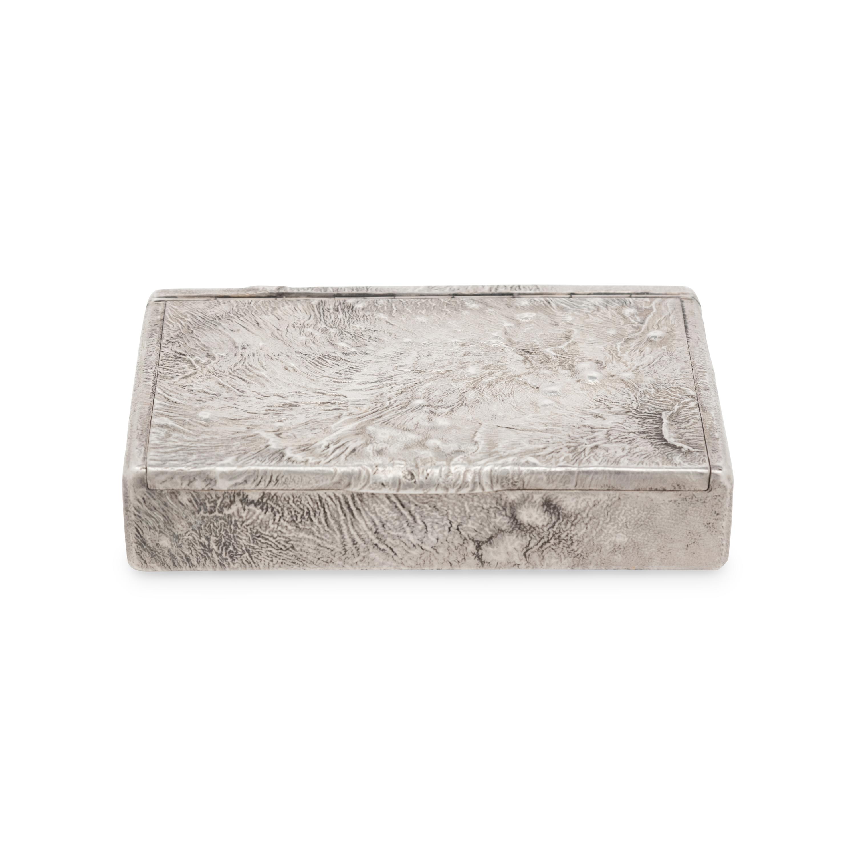 A Silver Samorodok Cigarette Case