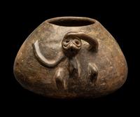 A Maya Vessel with a Seated Monkey