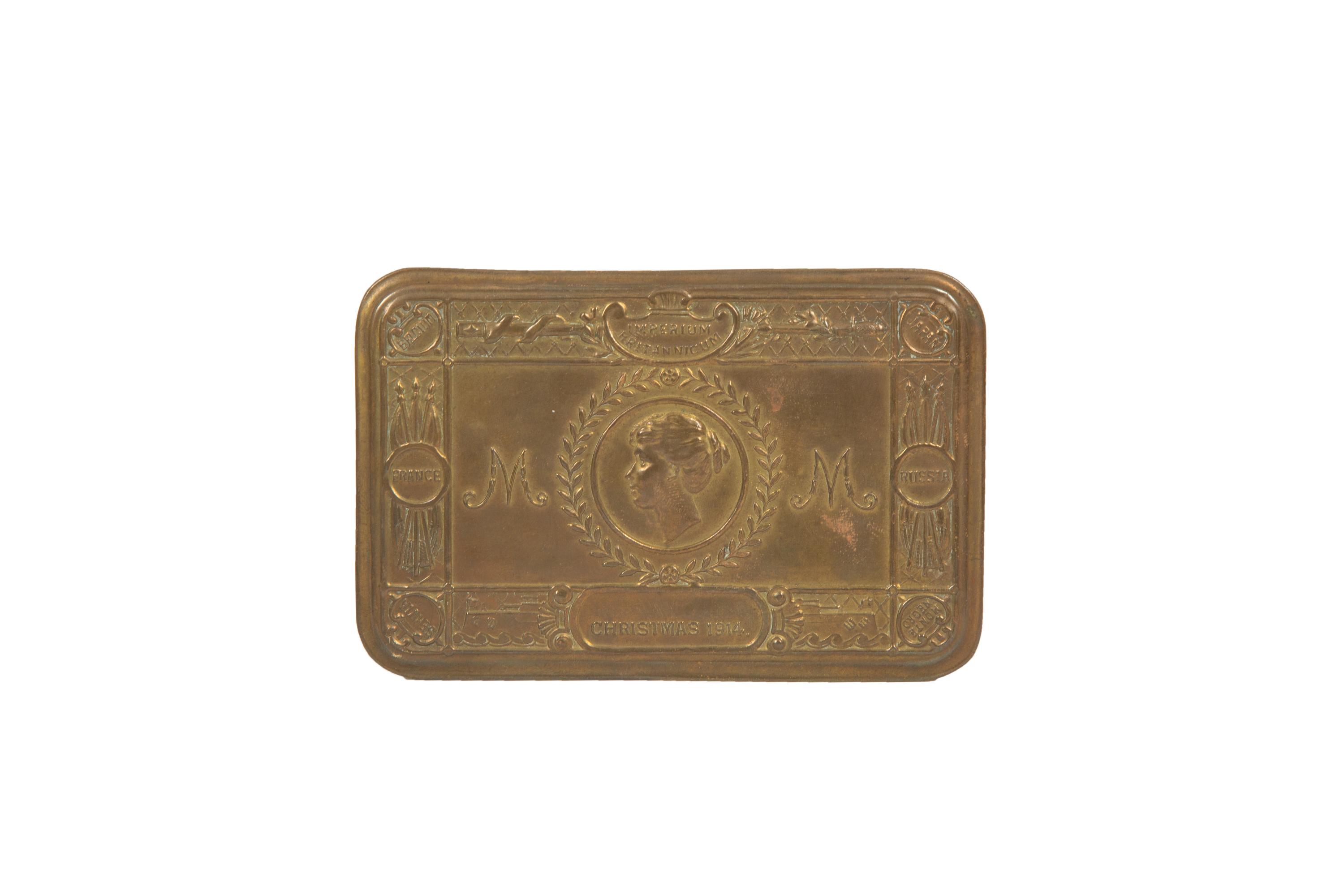 A Group of Brass and Patinated Metal Desk Accessories