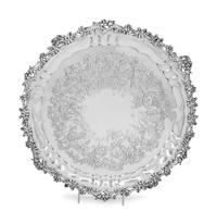 A Victorian Silver Salver