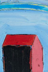 Boatman William Hynes in a Boat Key Largo, FL , 1990, and Rainbow House (two works)