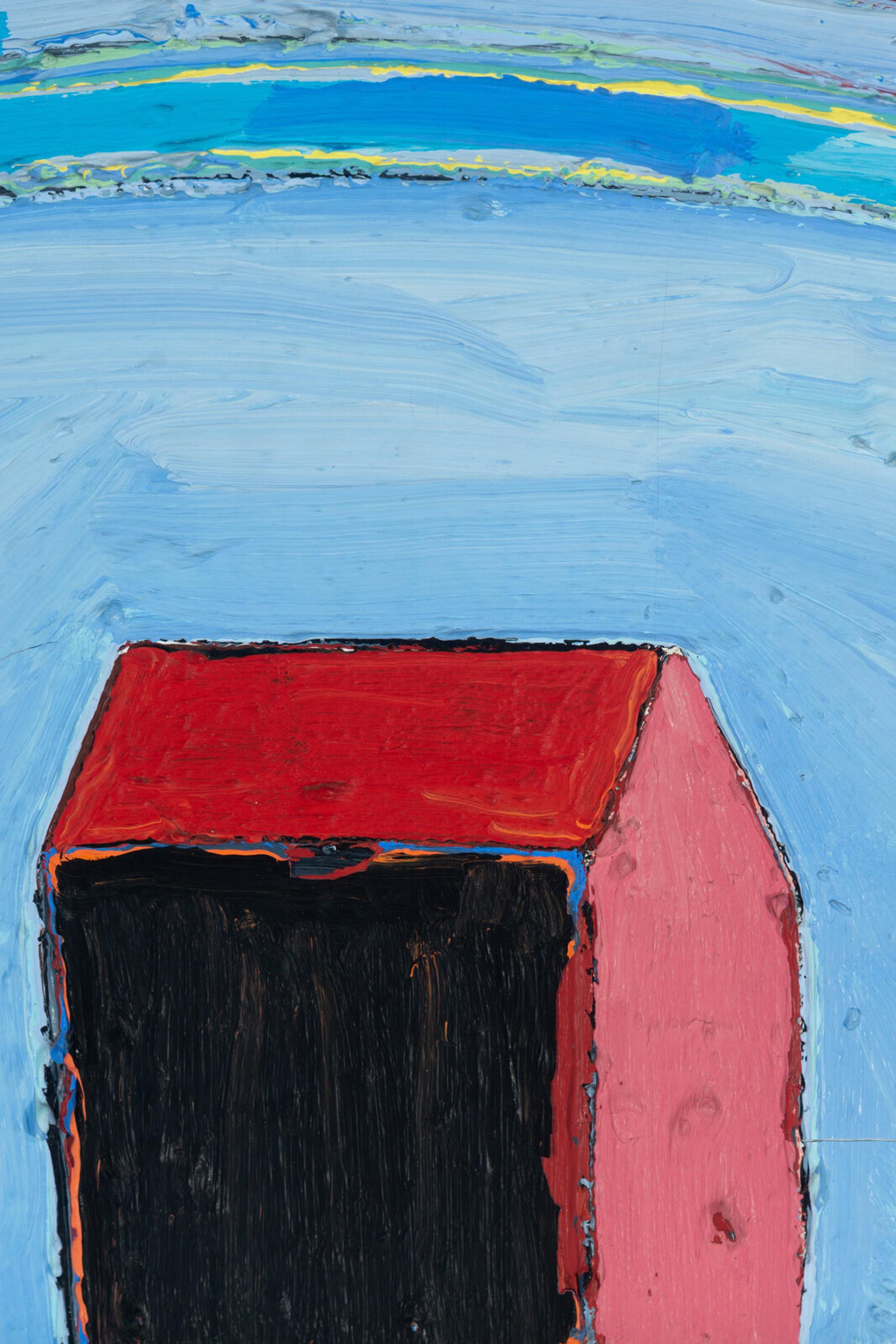 Boatman William Hynes in a Boat Key Largo, FL , 1990, and Rainbow House (two works)