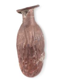 A Roman Amber Glass Date Flask
