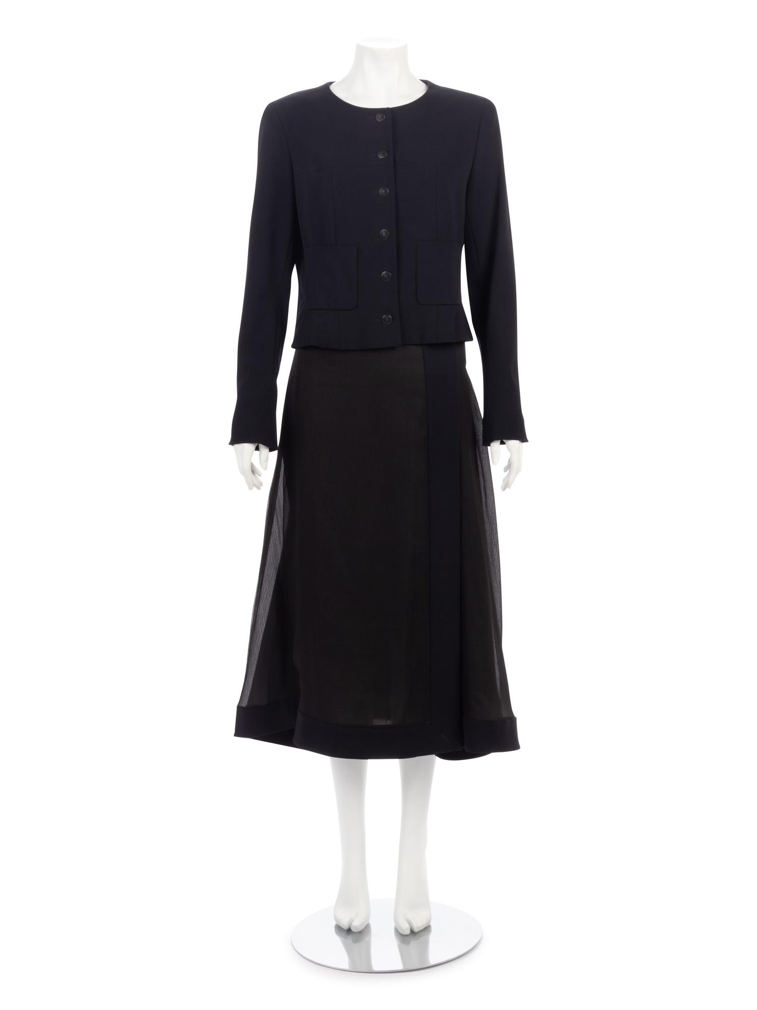 Two Chanel Pieces: One Jacket, One Skirt, Spring 2002