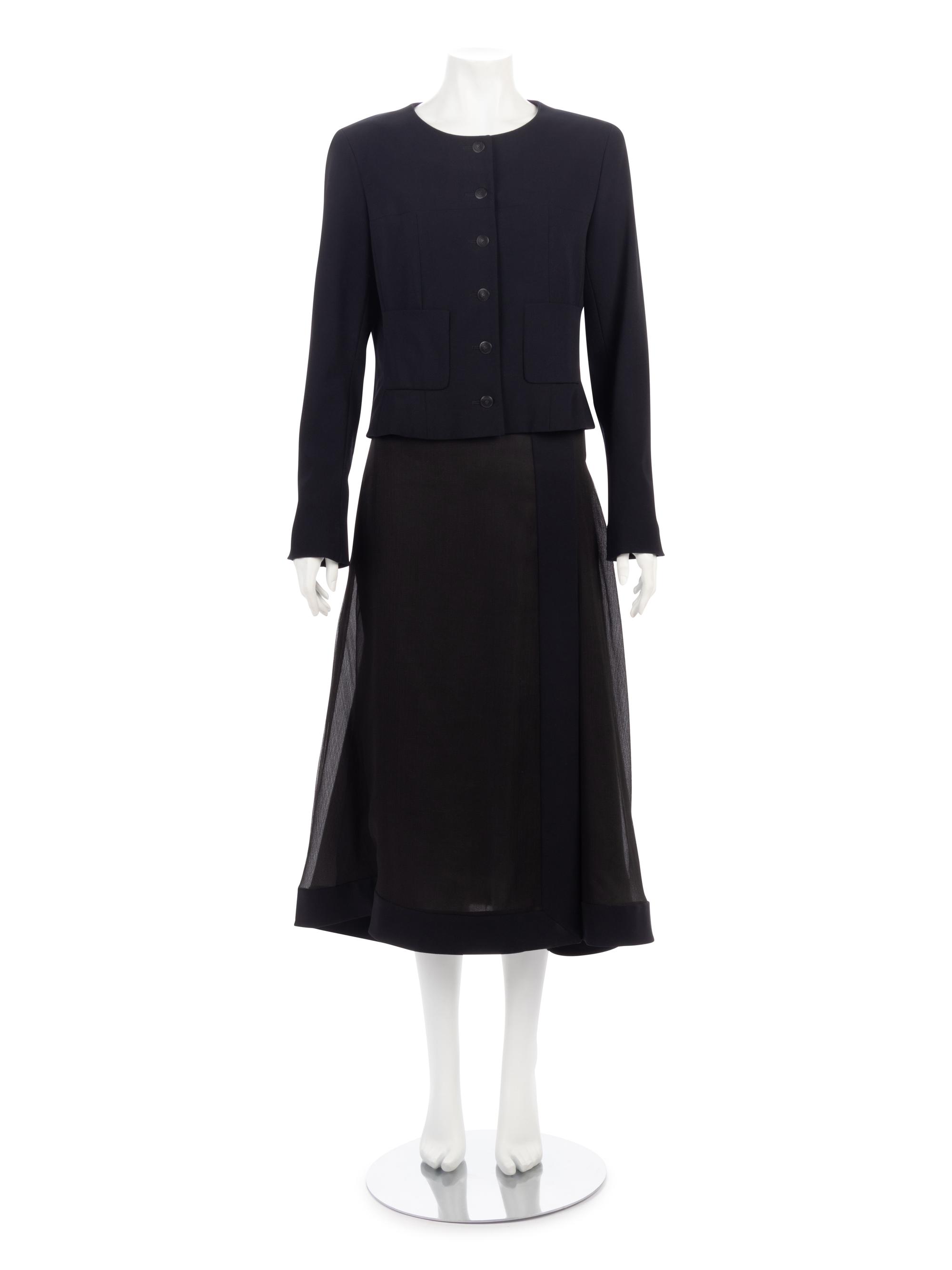 Two Chanel Pieces: One Jacket, One Skirt, Spring 2002