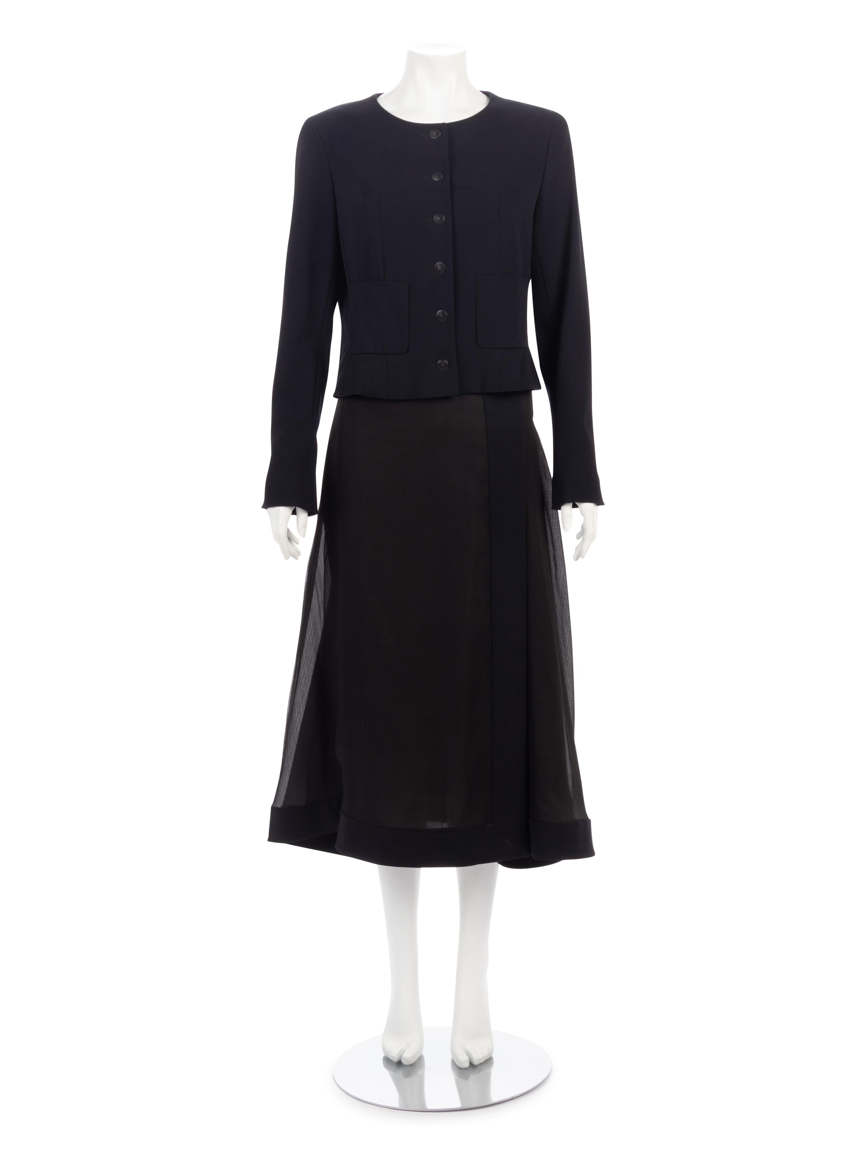 Two Chanel Pieces: One Jacket, One Skirt, Spring 2002