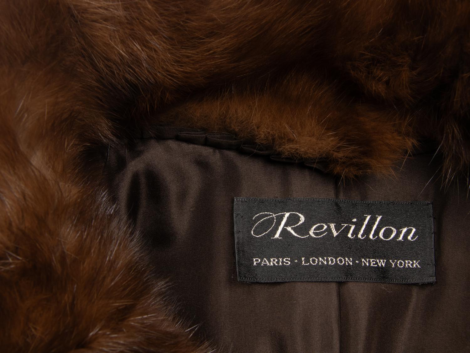 Revillon Russian Sable Coat
