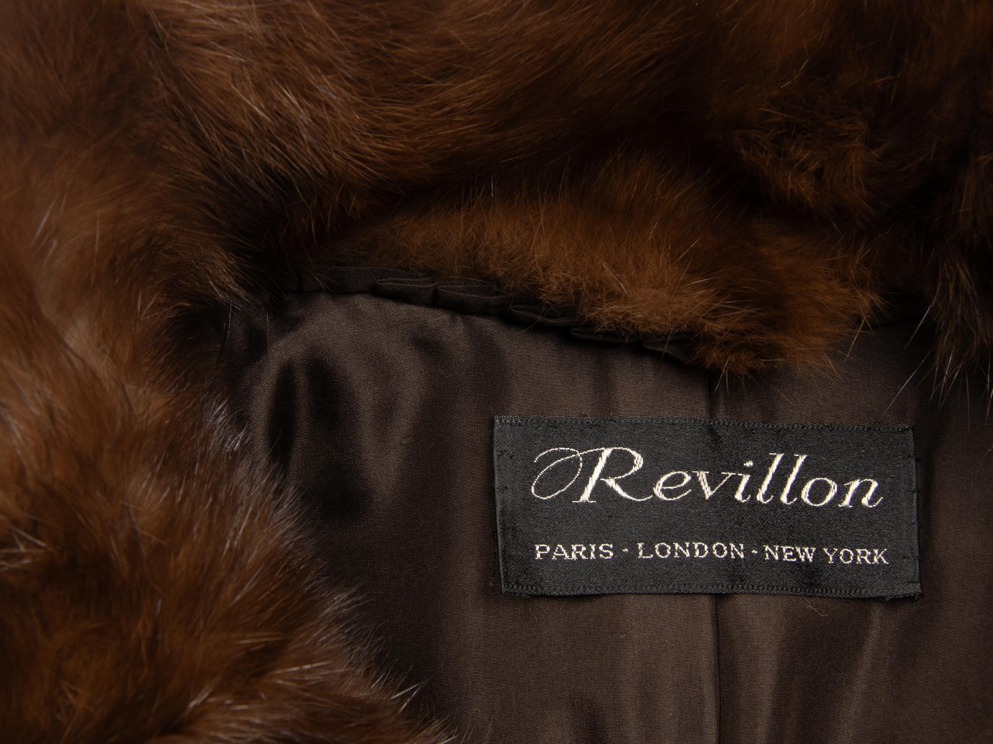 Revillon Russian Sable Coat