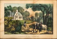 Two Currier & Ives Hand-Colored Lithographs