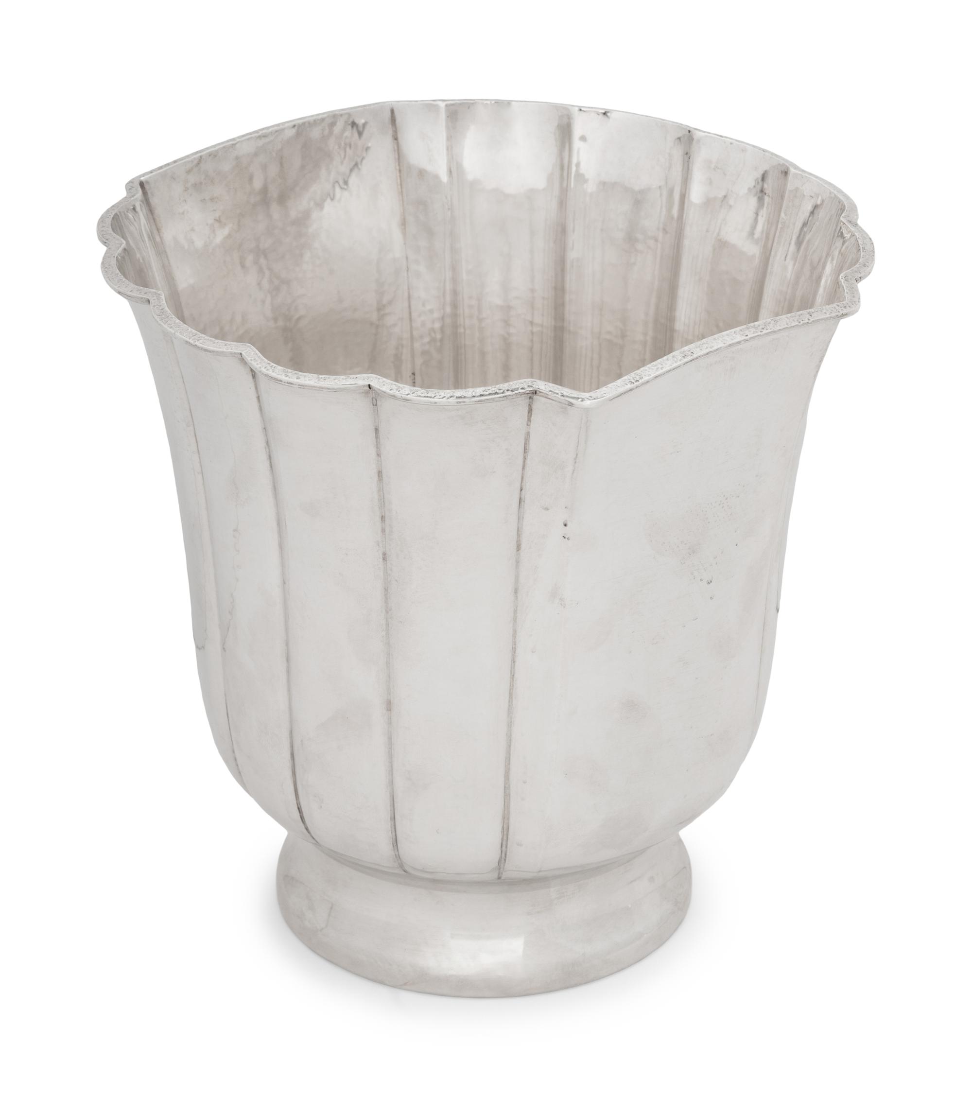 A Buccellati Silver Vase