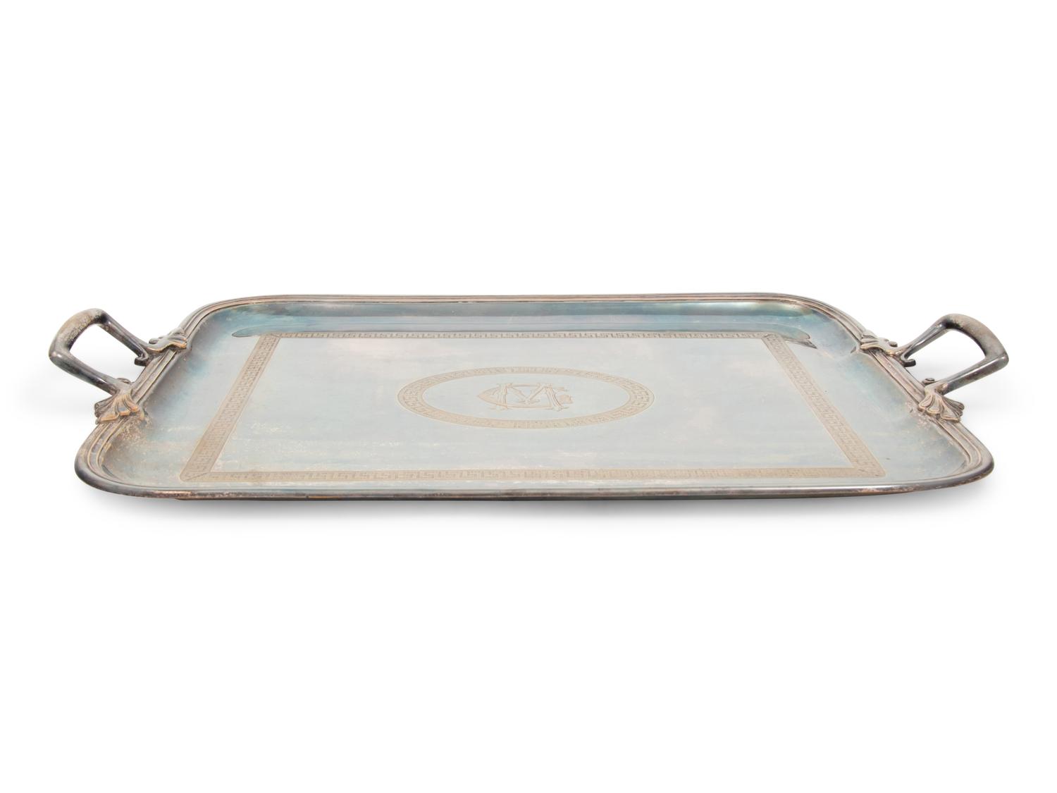 An English Silver-Plate Tray